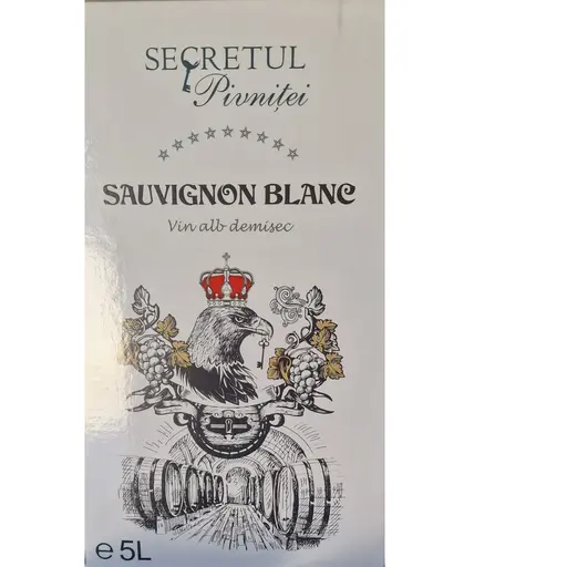 Vin Alb, Sauvignon Blanc, Demisec, SECRETUL PIVNITEI, BIB