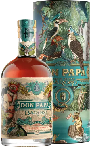 Don Papa Baroko Golden Rum Cutie