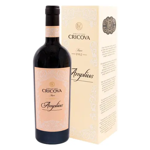 Cricova Vin Rosu Sec De Colectie Amplius