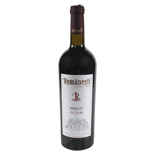 Romanesti Merlot Sec 2022