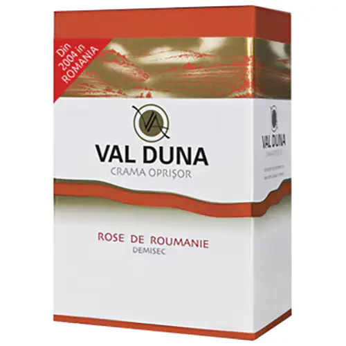 Vin Rose Val Duna, Rose de Roumanie, Demisec