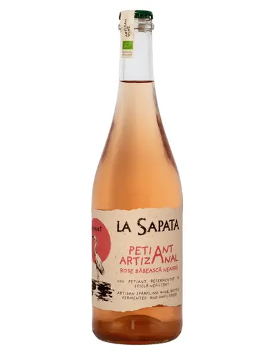La Sapata Babeasca Neagra Petiant Artizanal Rose Frizzante Nefiltrat