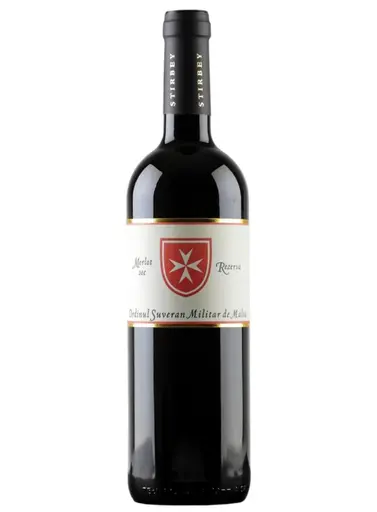 Prince Stirbey Merlot Rezerva, Ordinul de Malta"