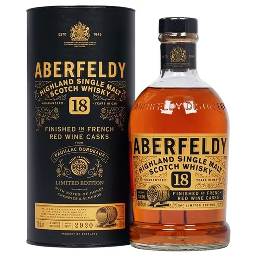 Whisky Aberfeldy 18 Ani Red Wine Cask Editie Limitata