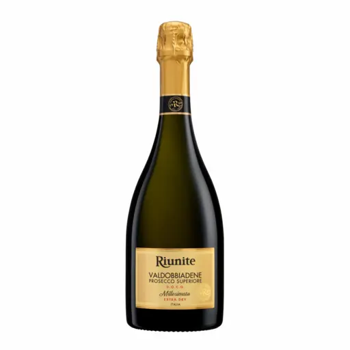 Riunite Valdobbiadene Prosecco Superiore DOCG Millesimato Extra Dry