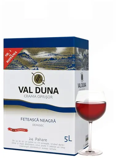 VAL DUNA, Merlot, Crama Oprisor, Bag-in-Box