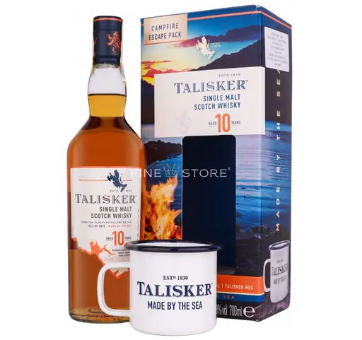 Talisker 10 Ani Whisky + Cana