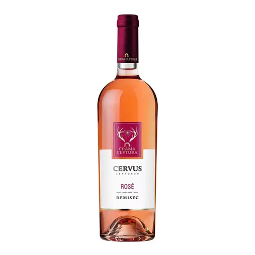 Vin Cervus Cepturum Rose Demisec Crama Ceptura