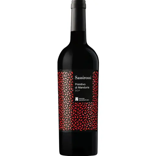 Vin Feudi Salentini Sassirossi Primitivo di Manduria Rosu Sec