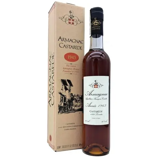 Armagnac de Epoca Castarede Annee 1943