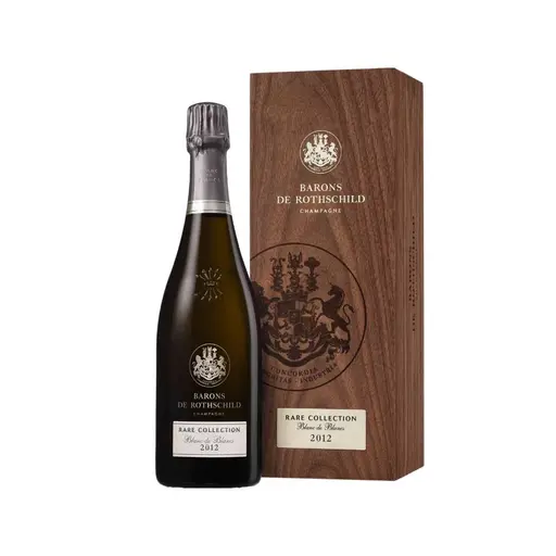 Barons De Rothschild Champagne Rare Collection Blanc de Blanc 2014 Cutie Lemn