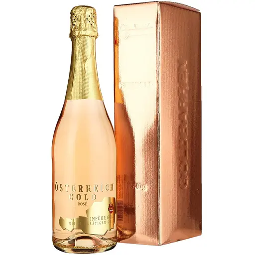 Vin spumant rose Oesterreich Gold Rose 23k GBX
