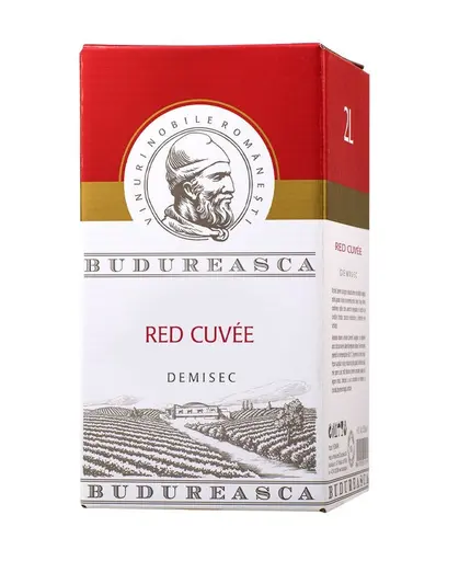 Budureasca Red Cuvee Demisec Bag in Box