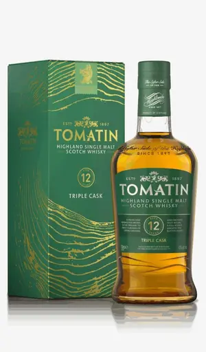 Whisky Tomatin Single Malt 12 ani, triple cask