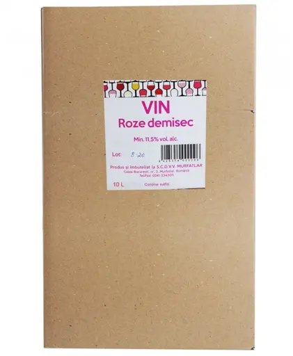 Crama Statiunea Murfatlar Vin Rose Demisec Bag In Box