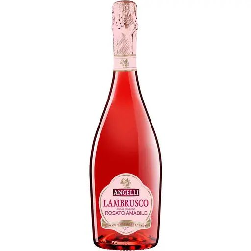 Vin spumant rose demidulce Angelli Lambrusco Rose Emilia