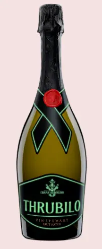 Spumant alb brut natur Hermeziu Thrubilo Glow in the Dark