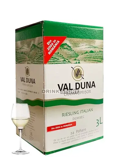 Crama Oprisor val duna riesling italian demisec bag box
