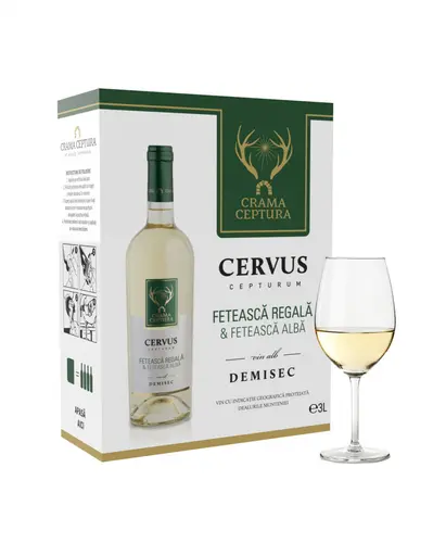 Crama Ceptura bag box vin alb demisec