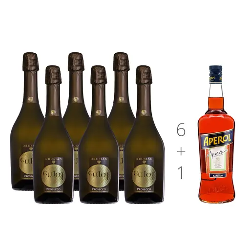 Pachet Drusian Gujot Prosecco di Treviso cu Aperol