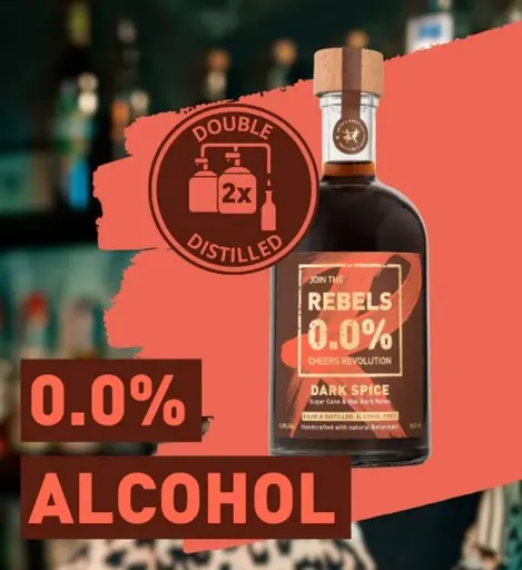Rebels Dark Spice Non Alcoolic Rom Alternative