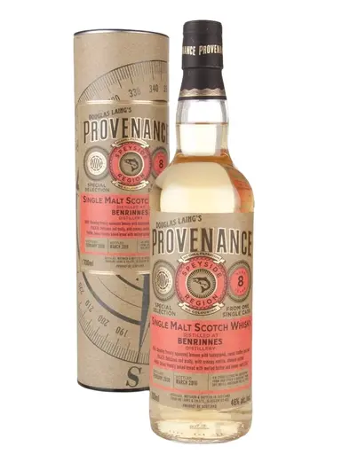 Provenance Benrinnes Single Malt Scotch Whisky, 8 YO