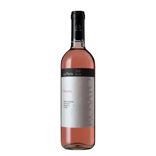 Vin rose sec Canicatti La Ferla Rosato, Nero d'Avola si Nerello Mascalese