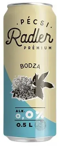 Bere fara alcool cu aroma de soc Pecsi Radler Bodza