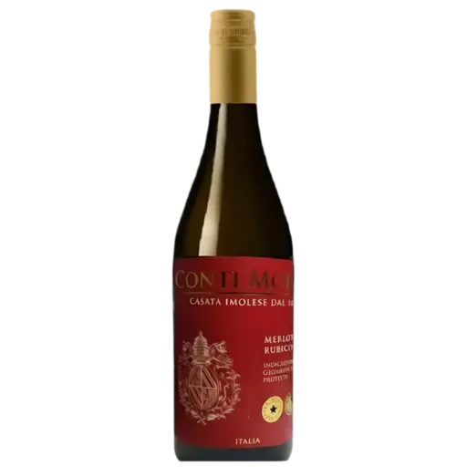 Vin rosu sec Conti Morini Merlot Rubicone IGP, Italia