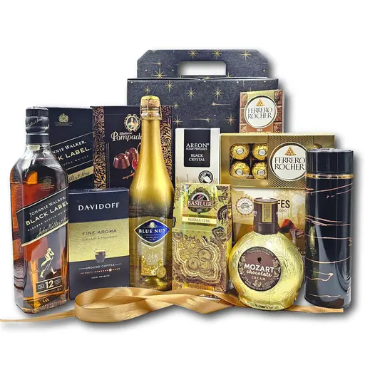 Johnnie Walker Black Label, Mozart, Blue Nun