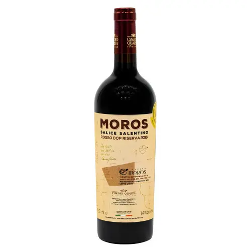 Vin Rosu - Claudio Quarta - Cantina Moros - Salice Salentino Rosso Riserva 2016