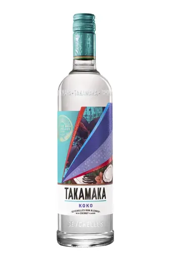 Rom alb cu aroma de cocos Takamaka, alcool