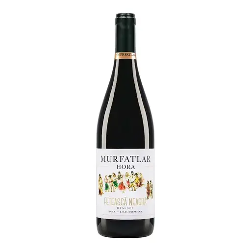 Vin Rosu Hora Feteasca Neagra, Demisec