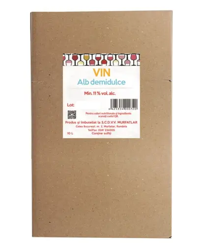 Crama Statiunea Murfatlar Vin Alb Demidulce Bag in Box