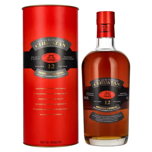 Rom Cihuatan 12 Ani Solera Reserva Especial, in Giftbox