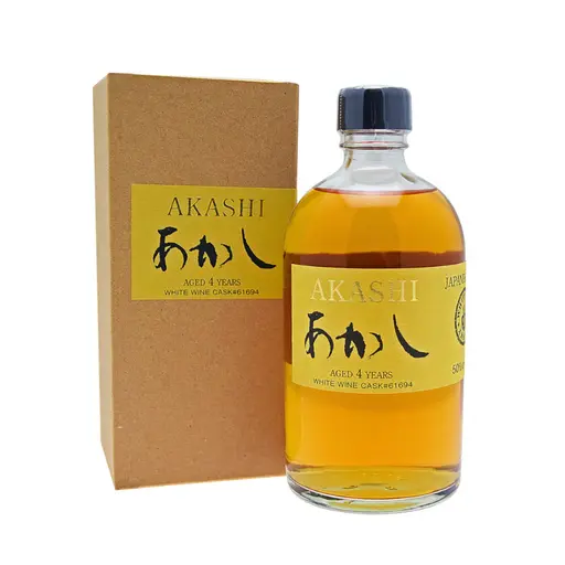 Akashi - White Wine Cask Japanese Single Malt Whisky 4 yo, GB