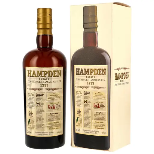 Hampden Pure Single Jamaican Rum 8 Ani