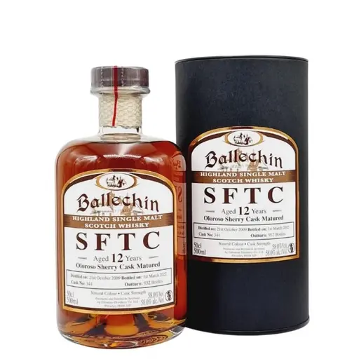 Ballechin 2009 SFTC Oloroso Sherry Cask 12 Ani