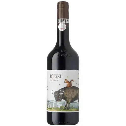 Vin rosu sec Bolyki Bikaver, Cupaj