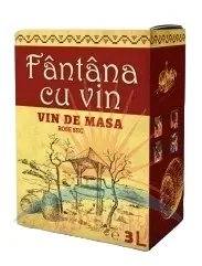 Hermeziu Fantana cu Vin Rosu Demisec Bag in Box