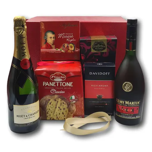 Moet Șampanie și Remy Martin Coniac Cadou Premium