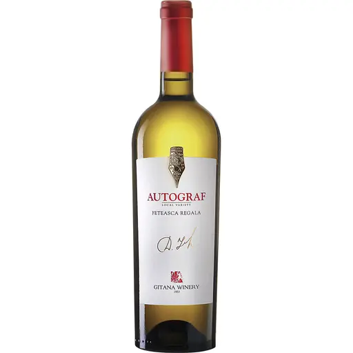 Vin alb sec Gitana Winery Autograf Feteasca Regala