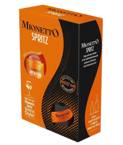Pachet Spritz Mionetto Aperitivo + Mionetto Prosecco DOC Treviso Brut Prestige Collection