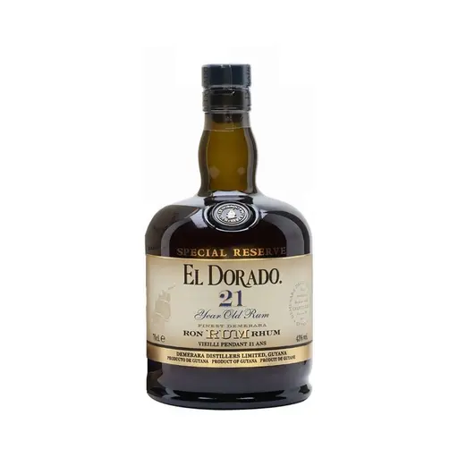 Rom negru El Dorado Special, 21 ani, Guyana