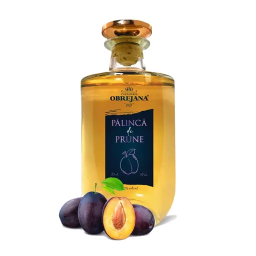 Palinca de Prune 1 din fructe, dublu rafinat