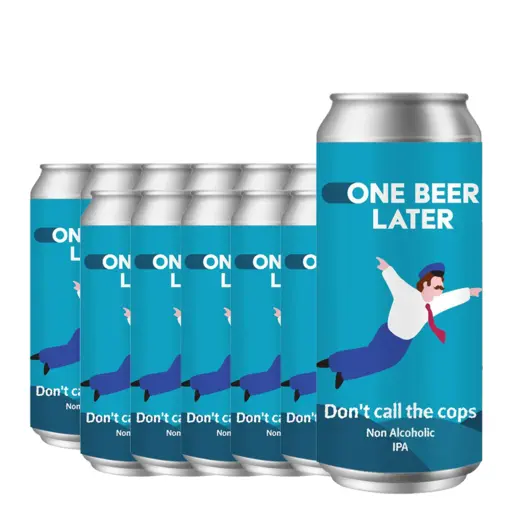 One Beer Later - IPA Don't call the cops Fara Alcool - 12 buc. x - doza