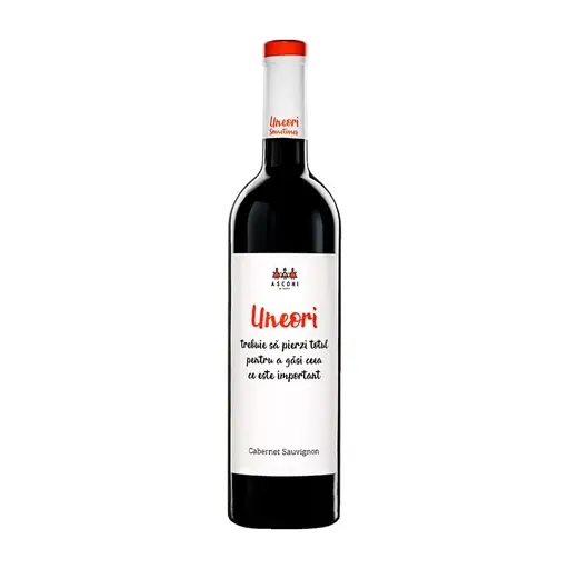 Vin Rosu Demisec Asconi Uneori Cabernet Sauvignon
