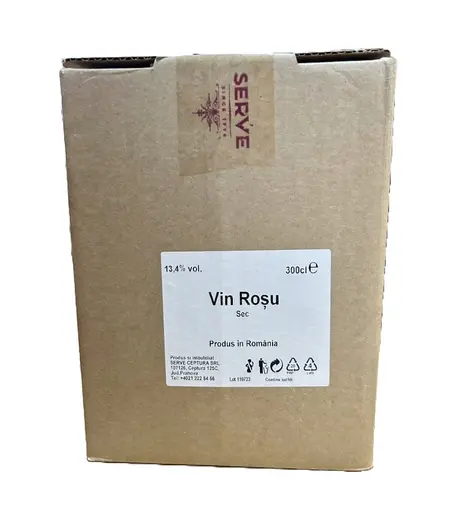 Serve Rosu Demisec Bag in Box