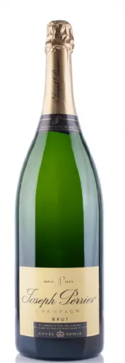 Champagne Joseph Perrier Cuvee Royale Brut Jeroboam + Cutie Lemn