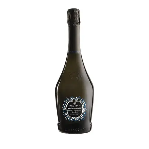 Prosecco alb Italia, DRUSIAN Valdobbiadene Superiore DOCG, Extra Dry, 1, Magnum Caseta Lemn